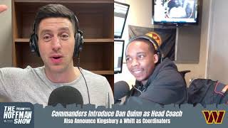 25 The Hoffman Show Dan Quinn Introduced as Commanders Head Coach [upl. by Nabala]