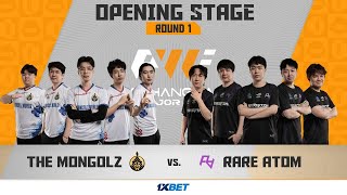 MONGOLZ vs RARE ATOM  PWE Shanghai Major 2024  Opening stage  Day 1  MN cast [upl. by Eniahpets]