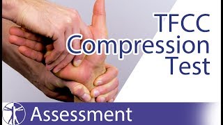 TFCC Compression Test  Triangular Fibrocartilage Complex Lesions [upl. by Ahsimit]