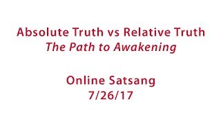 Absolute Truth vs Relative Truth [upl. by Westhead]