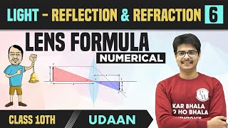 Light  Reflection amp Refraction 06  Lens Formula  Magnification  Numerical  Class 10  NCERT [upl. by Enilemme505]