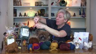 Needle Felted Rooster Hen and Chick Part One Armatures [upl. by Hetti]