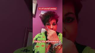 Using the Solawave for red light therapy solawave redlighttherapy tutorialtuesday skincaretips [upl. by Wheeler]