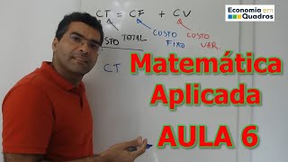 Elasticidade  parte 1 de 4  Matemática Aplicada  Aula 6 [upl. by Dyana901]