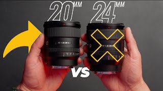 Sony 20mm f18 G vs 24mm f14 GM Lens  Which One Will I Keep [upl. by Steen]