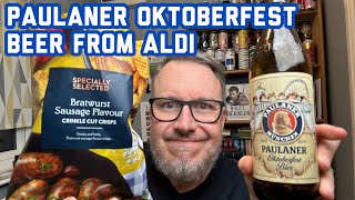 Paulaner Oktoberfest Beer from Aldi [upl. by Hoffer516]