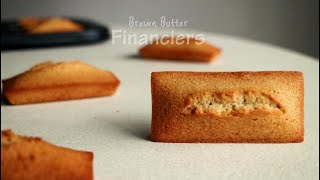 완전 기본 구움과자 마들렌과 쌍벽이루는 피낭시에휘낭시에 만들기 Financiers Recipe  하다앳홈 [upl. by Eeresid]