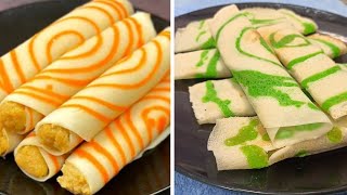 কালারফুল ক্ষিরসা পাটিসাপটা পিঠার রেসিপি  colourful khirsa patisata pita recipe patisaptarecipe [upl. by Aihsyla]