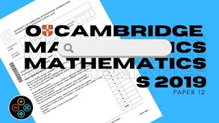 O Level Math D May June 2019 Paper 12 402412 [upl. by Ulu]