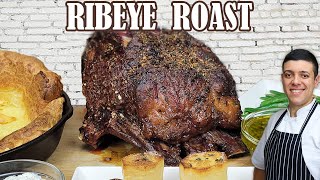 Perfect Rib Eye Roast Recipe with Homemade Sauces and Easy Side Dishes by Lounging with Lenny [upl. by Yrek]