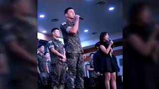 180814 Ji Chang Wook amp Kang Ha Neul singing at Musical Shingeung Military School [upl. by Epps417]