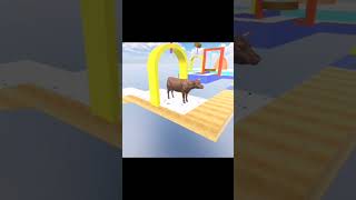 cow race 🇮🇳❤️❤️❤️❤️❤️❤️ funny shots gamesforchilds [upl. by Creedon]