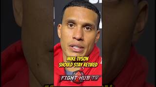 David Benavidez REACTS to Jake Paul vs Mike Tyson quotMike should stay RETIREDquot [upl. by Dleifniw151]