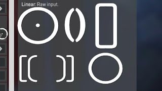 The Aim Assist Shapes of Default Curves  Apex Legends Settings [upl. by Farlee]