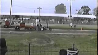 Mini Modified Tractor Pull Aunt Kim 1994 Video 2 [upl. by Linis298]