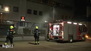 Brand in parkeergarage Haarlem winkels ontruimd [upl. by Celeste935]