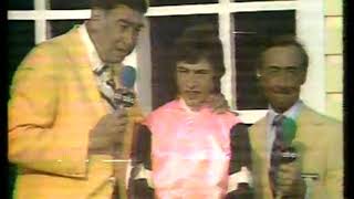 Horse Racing  1978  Howard Cosell  Eddie Arcaro  Steve Cauthen Review Preakness Win By Affirmed [upl. by Dehnel]