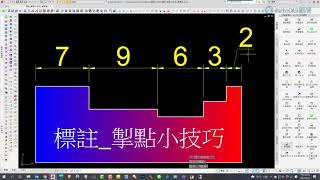 AutoCAD  標註  掣點小技巧  標示線長 LSP  2021 [upl. by Jereld]