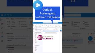 Outlook Regeln in 30 Sekunden SchrittfürSchritt erklärt deutsch [upl. by Ydnahs]