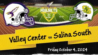 Valley Center vs Salina South Football  Friday October 4 2024 [upl. by Goldy]