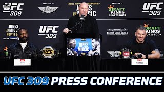 Full UFC 309 Press Conference  MMA Fighting [upl. by Isiahi]