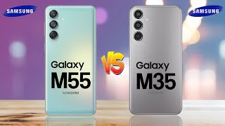 Samsung Galaxy M55 5G Vs Samsung Galaxy M35 5G [upl. by Williams]