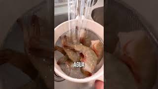 Truco para descongelar camarones rápido cocina comida tips [upl. by Mellen767]