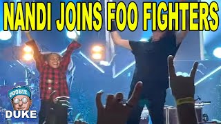 Nandi Bushell Joins Foo Fighters Onstage for Fiery ‘Everlong’ Performance  Reaction [upl. by Ahsimaj]