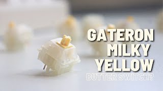 Gateron Milky Yellow  Review and Sound Test [upl. by Samaj6]