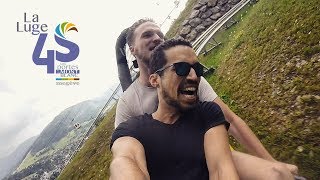 LUGE 4S  MEGEVE GoPro [upl. by Patt527]