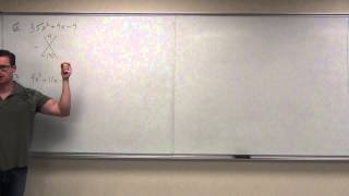 Intermediate Algebra Lecture 64 Factoring Polynomials Trinomials in General [upl. by Efinnej]