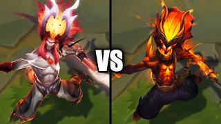 Genesis Nightbringer Yasuo vs Nightbringer Yasuo Skins Comparison League of Legends [upl. by Harleigh]