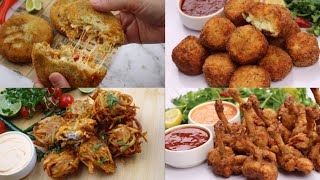 4 Quick And Easy Chicken Snacks Recipes By Recipes Of The World [upl. by Yehc]