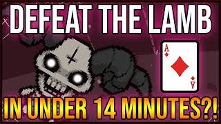 14 Minute Lamb Run  ZIP Achievement Ace Of Diamonds Unlock Isaac AB [upl. by Olivier195]