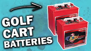 RV Battery Upgrade  6V Golf Cart Battery Install [upl. by Bergwall]