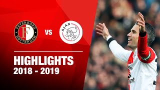 62  Highlights Feyenoord  Ajax  Eredivisie 20182019 [upl. by Sherrie]