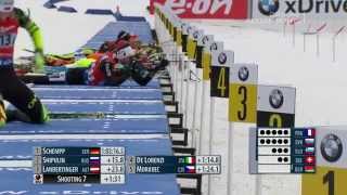 15022015 Biathlon Oslo RelayStaffel Herren Winner Russiafull [upl. by Llerrut573]