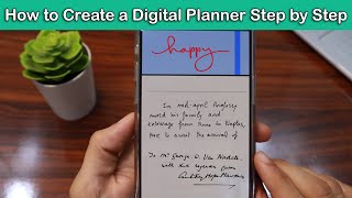 How to Create a Digital Planner Step by Step [upl. by Saxena748]