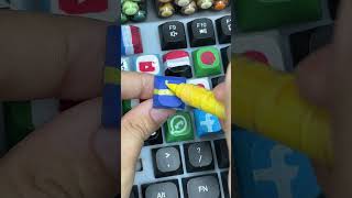 Draw Sverige on the keyboard art keyboard tiktok trending fyp sverigehost [upl. by Ahseym]