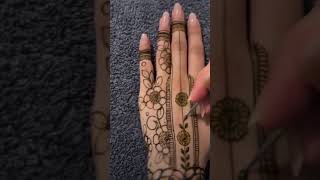 Back side mehndi design  chhathpuja special mehndi  trending song [upl. by Etteroma]