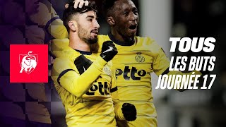 TOUS LES BUTS JOURNEE 17 👀⚽ Moments forts de la Jupiler Pro League 2324 [upl. by Tice]