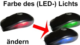 How2Farbe des LEDLichts von PCMäusen umändern [upl. by Itsirk]