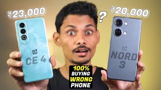 OnePlus Nord 3 vs OnePlus Nord CE 4  A Big Battle Under 25K [upl. by Behlau]