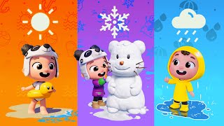 Weather and Clothes song  Dress up for the season song appMink Kids Song amp Nursery Rhymes [upl. by Edson870]