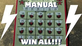 ‼️MANUAL WIN ALL‼️ Every Number Matches 📣 Jumbo Jumbo Bucks 💵 Georgia Lottery Tickets [upl. by Haelhsa]