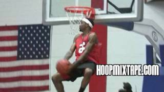 60 Brandon quotSnapquot Peters Has Major Hangtime Best Dunker In Class of 10 [upl. by Anaerb546]