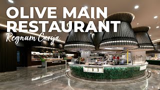 Regnum Carya  New Main Restaurant Olive [upl. by Arob396]