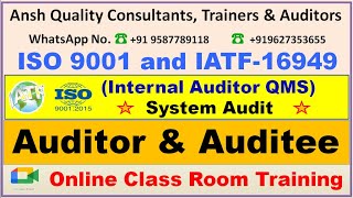 IATF 16949 Internal Auditor [upl. by Sikleb564]