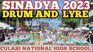 WOW CULASI NATIONAL HIGH SCHOOL DRUM AND LYRE COMPETATION SINADYA 2023 ROXAS CITY [upl. by Sparhawk]