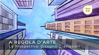 Prospettiva Tutorial su come Disegnare dei Grattacieli [upl. by Iveson]